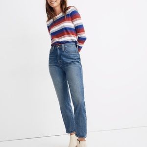 Madewell The Momjean High Waisted Downey 25